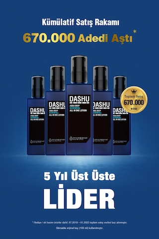 Dashu Mens Aqua Deep Waterfull All İn One Lotionll İn One Lotion