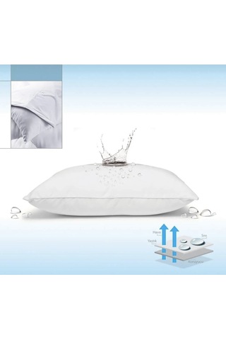 6 Adet Microfiber Sıvı Geçirmez Yastık Alezi Alez
