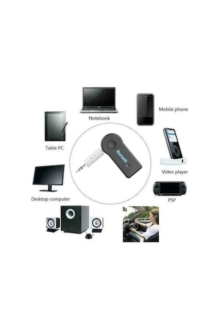 Concord C-600 Tv Tablet Telefon Araç Araba Aux Bluetooth Kablosuz Müzik Görüşme Kiti