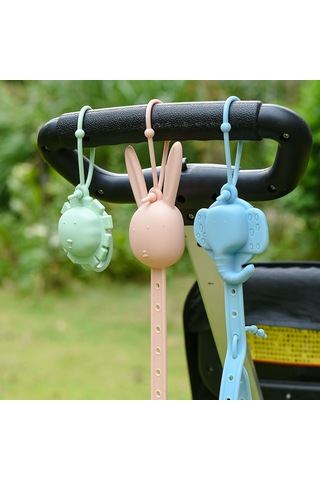 Reedark Yeşil Aslan Gelişmiş Versiyon: Silikon Diş Macunu Zinciri - Uyumlu Askı Oyuncak, Düşme Engeli, Taşınabilir Saklama, Çocuklar İçin Dayanıklı