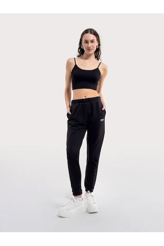LOFT Regular Fit Kadın Eşofman Altı Lf2034948 Q1.v1 Siyah