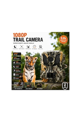 Dl-05 Fotokapan Kamera 16mp Full Hd 1080p Lcd Ekranlı Açık Takip Kamerası Ip66 Su Geçirmez Yaban Hayatı Kamera Kızılötesi Gece Görüş Kamera Trail Camera Diğer