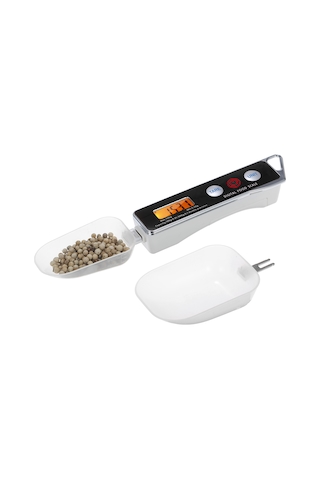 Youmex Dijital Mutfak Kaşığı Terazisi - Hassas 0.05g-500g Ölçüm, Tare Fonksiyonlu Siyah