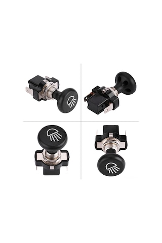 Geeroyoo Golf Araçları Için Push-pull Far Anahtarı, Metal+plastik Malzeme, Siyah Renk, Evrensel Uyumlu Club Car, Ezgo, Yamaha