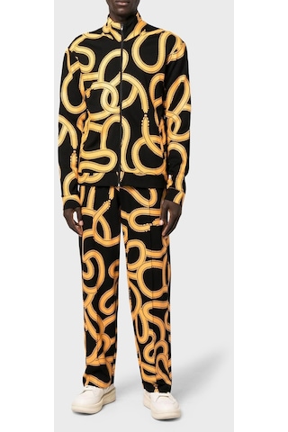 Marcelo Burlon Erkek Ceket Cmbd007f22jer0011016 Siyah-turuncu Siyah - Turuncu