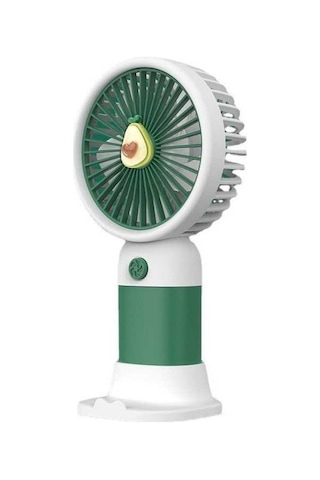 Maoyaya Sevimli Tasarım Mini Fan-şarjlı, Telefon Standlı, Masaüstü Mini Fan