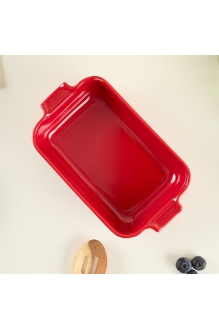 Aryıldız Elissa Dikdörtgen Fırın Kabı Kırmızı 23 Cm Çok Renkli