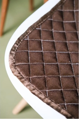 Jansu Home Tekstil' Mutfak İçin Sandalye Minderi 40x40 Cm 144221611 Kahverengi