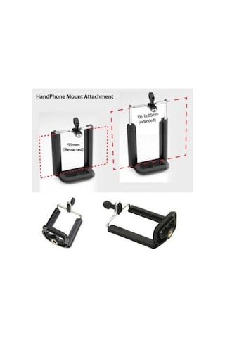 Tripod Telefon Tutucu Aparat Tripot Bağlantısı