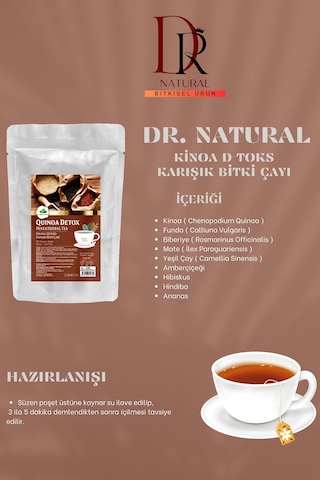 Dr. Natural Kinoa  Bitkisel Karışımlı Form Çayı 45 G
