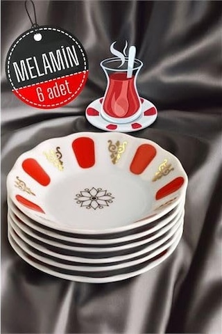 Transformacion Melamin Çay Tabağı 6 Adet Sku: Smg8690010172860 Açık Bej