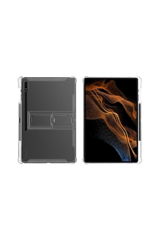 Tab S9 Fe Için Kılıf Transparent Soft Şeffaf Galaxy Tab S9 Fe İle Uyumlu Kılıf - Şeffaf Arka Kapak