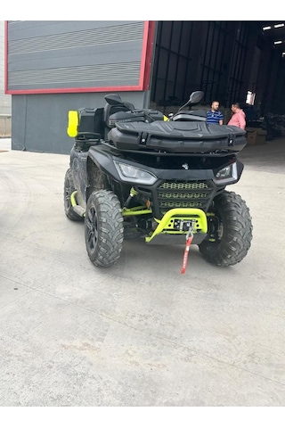 Segway 570 Atv Çantası 180 Litre Arka+80 Litre Ön+2 Adet Benzin Bidonu Yeşil Siyah