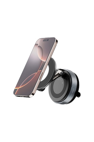 Dodobees Zf71 Magsafe Araç Tutacağı 360 Derece Döner Vakumlu Telefon Tutucu Üniversal Mıknatıslı