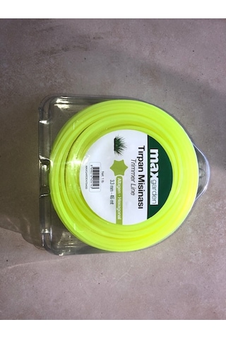 Maxgarden Tırpan Misinası Neon Sarı Altıgen 3.3 Mm - 46 Metre