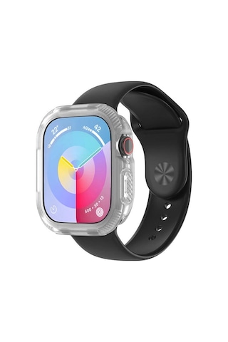 Apple Uyumlu  Watch 10 42mm Silikon Tpu Kasa Koruyucu Redclick Watch Gard 17