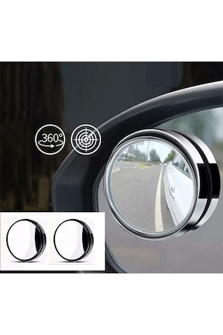 Kör Nokta Ayna Seti 2'li Araç 360 Oynar Oto Kör Nokta Aynası Dikiz Arka Yan Görüş Güvenlik Aynası