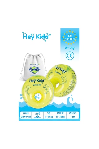 Heykida Swim Safe Yüzme Yardımcısı Deniz Kolluğu 1-6 Yaş