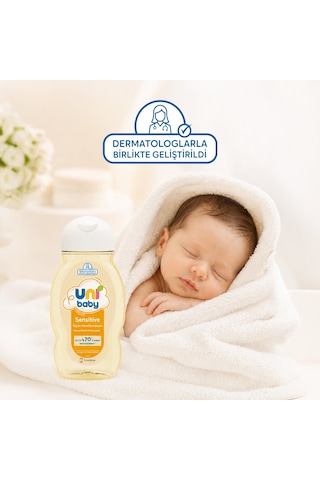Uni Baby Sensitive Saç ve Vücut Şampuanı 200 Ml 3'lü