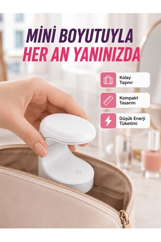 Uv Ve Led Jel Kurutmaya Uygun Çift Dalga Boylu Mini Kurutucu Ye