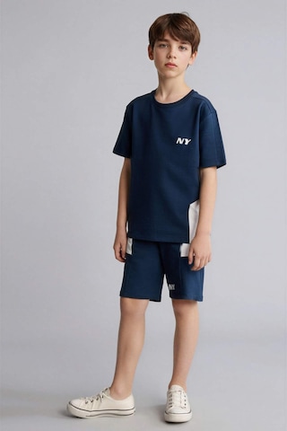 Defacto Sweatshirt Kumaşı 2li Takım Erkek Çocuk H0251a826smnv147 Lacivert-nv147