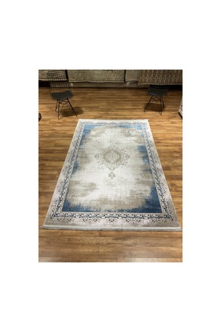 Larissa 8165 Mavi Halı Çok Renkli