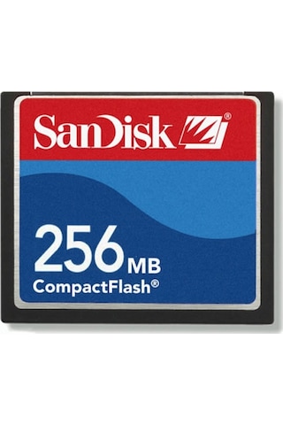 Sandisk Pcmcıa-Cf Adaptör + 256Mb Cf Kart Compact Flash Kart