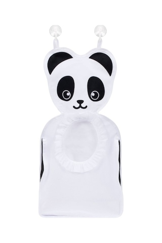 Sevi Bebe 114 Banyo Oyuncak Torbası Panda Beyaz - Siyah