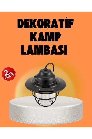 Çam Kozalağı Şekilli Retro Kamp Gece Lambası Diğer