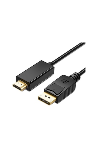 Displayport To HDMI Dp Dönüştürücü Kablo Altın Uçlu 1.8 M