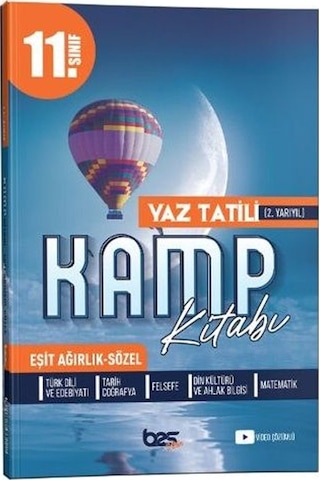 Bes Yayınları 11 Sınıf 2 Dönem Eşit Ağırlık Sözel Yaz Tatili Ka