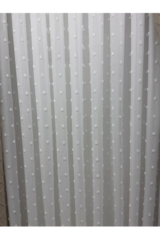 Nivemeshome Aryel 1-0051 1/3 Pileli Tül Perde Apm Ekru
