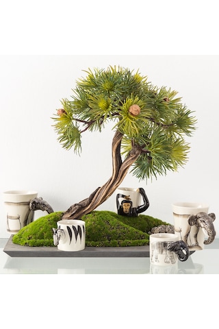 Mudo Home Zebra Wıld Kahve Fincanı Çok Renkli