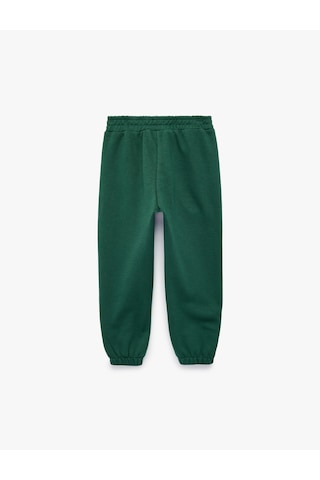 Koton Pamuklu Cep Detaylı Beli Lastikli Oversize Jogger Eşofman Altı Yeşil 7wmb40043tk