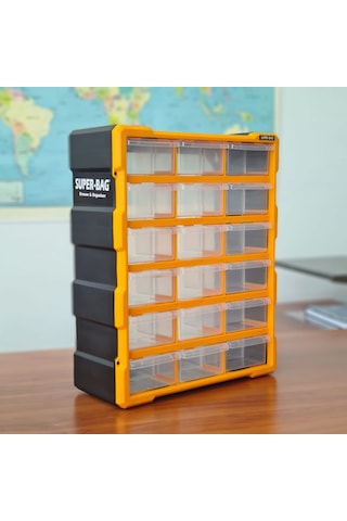 Super Bag Asr-6002 Mono Blok Çekmeceli Organizer 18'Li