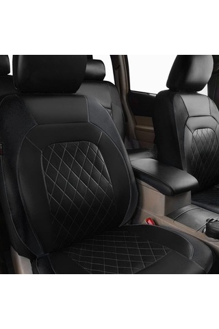 Dancemonkey Adet Araba Koltuğu Kılıfı, Evrensel Yüzlü Deri Koltuk Koruma Kılıfı, Komple Araç İç Aksesuarları Seti, Arazi Aracı