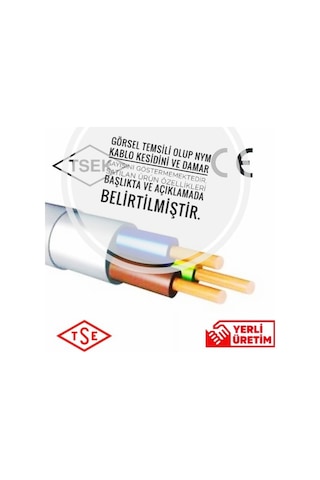 4x16 Nyy Kablo 300/500 V 1 Metre