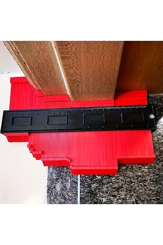 Fochsia Her Açıdan Şekil Ölçümü İçin Esnek Ve Yeniden Kullanılabilir Plastik Kontur Ölçer 1 Adet