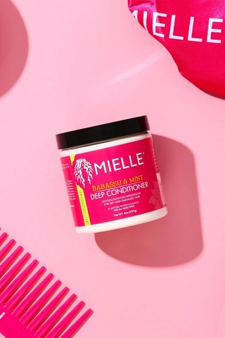 Mielle Babassu & Mint Derin Saç Kremi 227 G