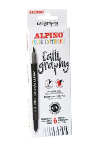 Alpino Color Experience Calligraphy Set Çift Yönlü 6lı