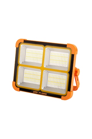 Panther Pt-200w Usb Şarjlı Solar Projektör