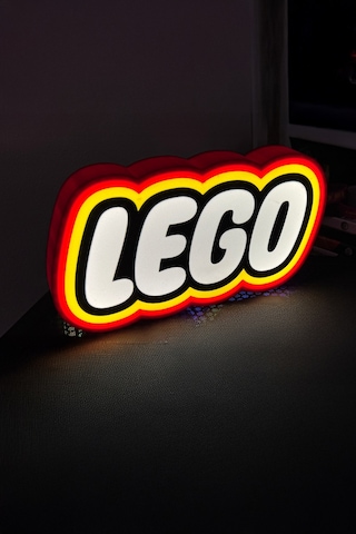Lego Tasarımlı Dekoratif Aydınlatma Gece Lambası 26x14cm Çok Renkli