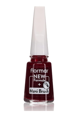 Flormar Klasik Parlak Bitişli Yüksek Pigmentli Oje - Nail Enamel -306 Lost In Bordeaux New- 8682536035842