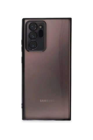 Samsung Galaxy Note 20 Ultra Kılıf Razer Lensli Silikon - Siyah
