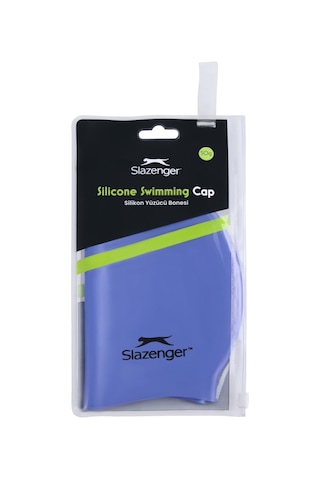 Slazenger Yüzücü Bonesi Silikon Sn00 Royal Pvc Zipper Bag Açık Mor