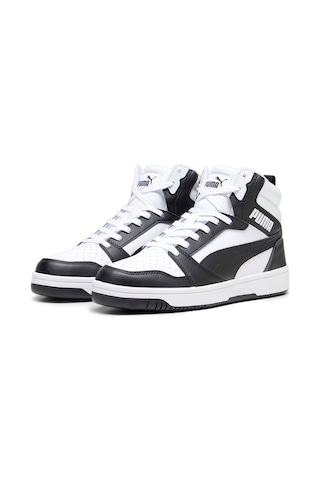 Puma Rebound V6 Bilekli Unısex Spor Ayakkabı 39232601 Beyaz - Siyah