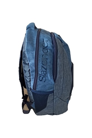 Slazenger Dört Bölmeli Sırt Çantası Baskılı Kolon Lacivert 21131