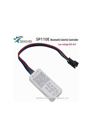 Sp110e Ws2811/2812 Işıkları İçin Bluetooth Renk Kontrol Cihazı - Mobil Uygulama Uyumlu Diğer