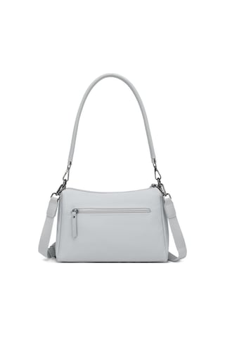 Smart Bags Twill Dimi Kumaş Kadın Omuz Çantası 3325 Gri