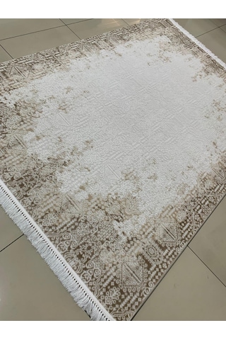 Padişah Halı Safir 75190 070 Serisi Akrilik Salon Oturma Yatak Odası Halısı Kahve